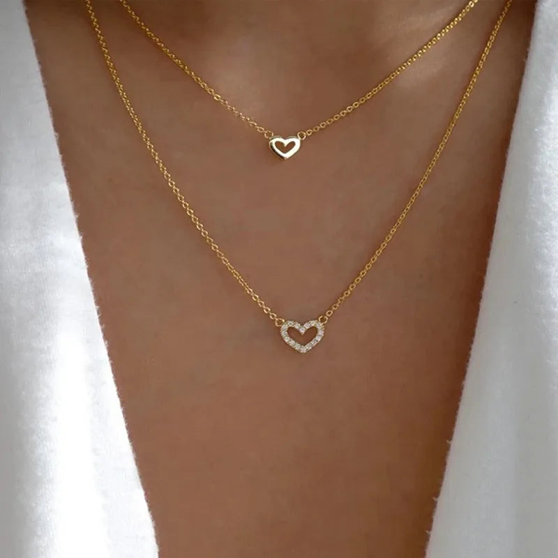 Minimalist Round Stick Pendant Necklace for Women Pearl Clavicle Necklace Leaves Long Chain Fashion Jewelry Statement Girl Gift SuperFye Gold 1 SuperFye