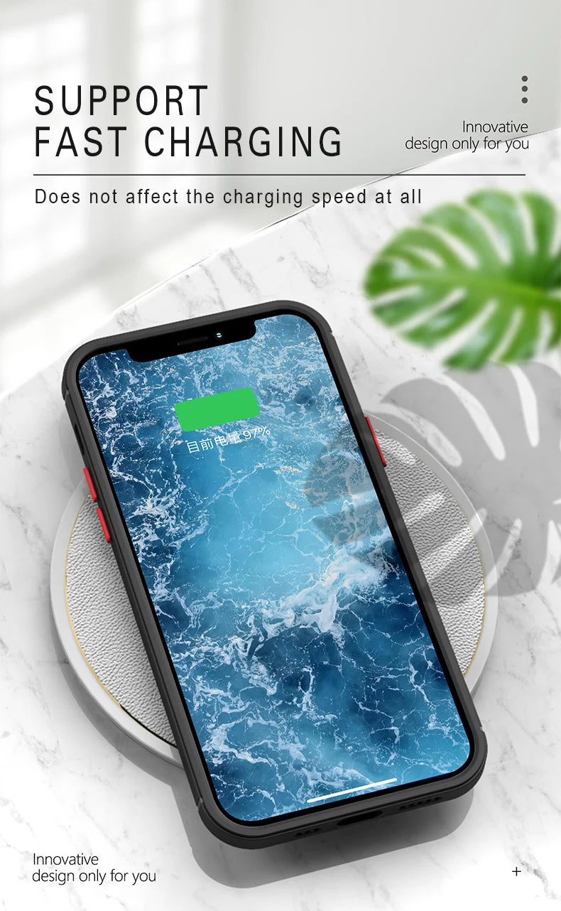 Matte Phone Case for IPhone 13 12 11 14 Pro Max Mini Luxury Soft Silicone Shockproof Case for IPhone X XS Max XR 15 7 8 Plus SE SuperFye For iPhone 13 / Dark Green SuperFye