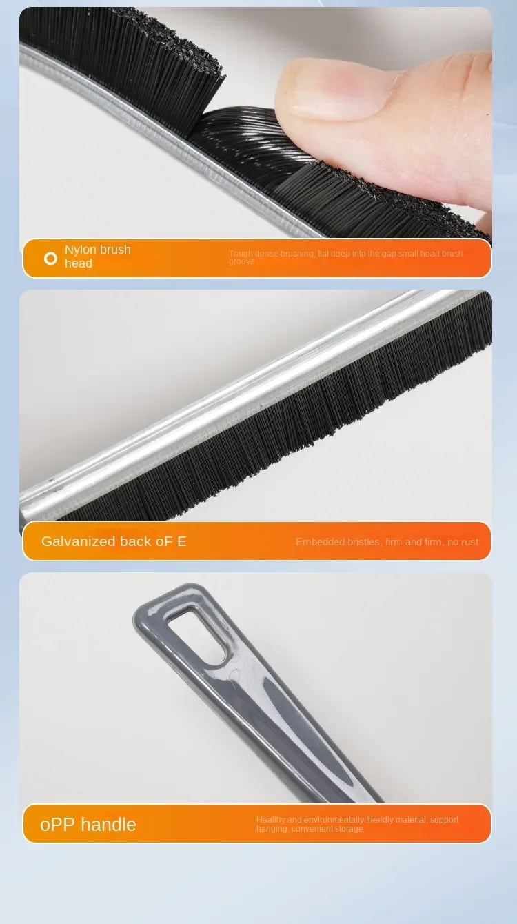 4 Pieces Gap Cleaning Brush, Small Hard Brush for Cleaning, Gap Cleaning Tool Multi-functional Brush, Apply To The Kitchen Blind SuperFye Gray 4pcs SuperFye