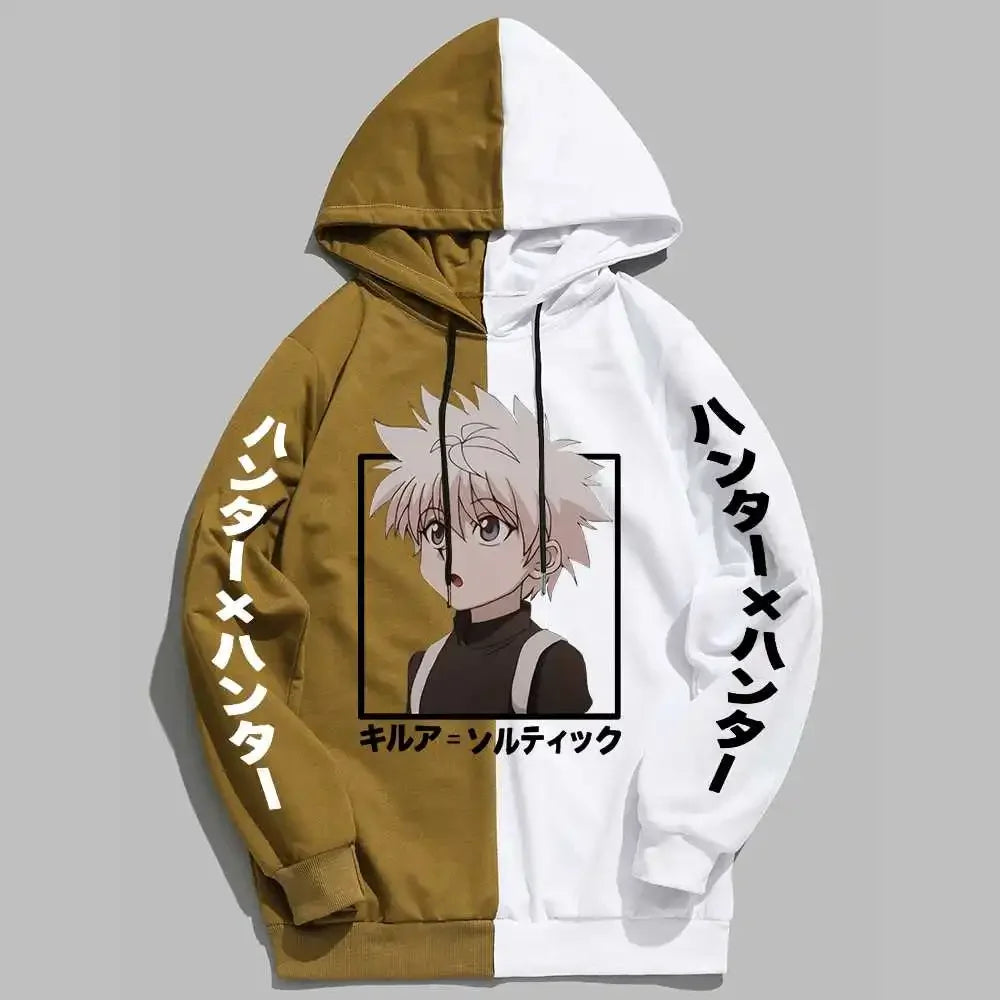 2024 Hunter X Hunter Killua Zoldyck Mens Hoodies Autumn  Boys Girls Sweatshirts Fashion  3D Anime Print Hoodie  Unisex Oversize