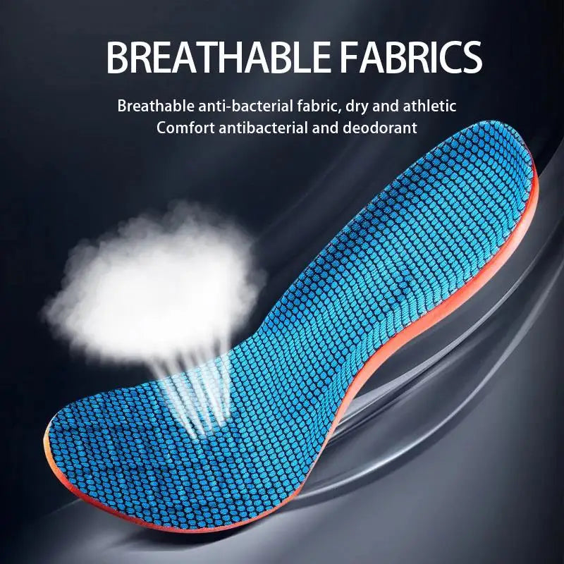 Sport Insoles for Shoes Sole Shock Absorption Deodorant Breathable Cushion Running Insoles for Feet Man Women Orthopedic Insoles SuperFye Blue / EU41-42(260mm) SuperFye