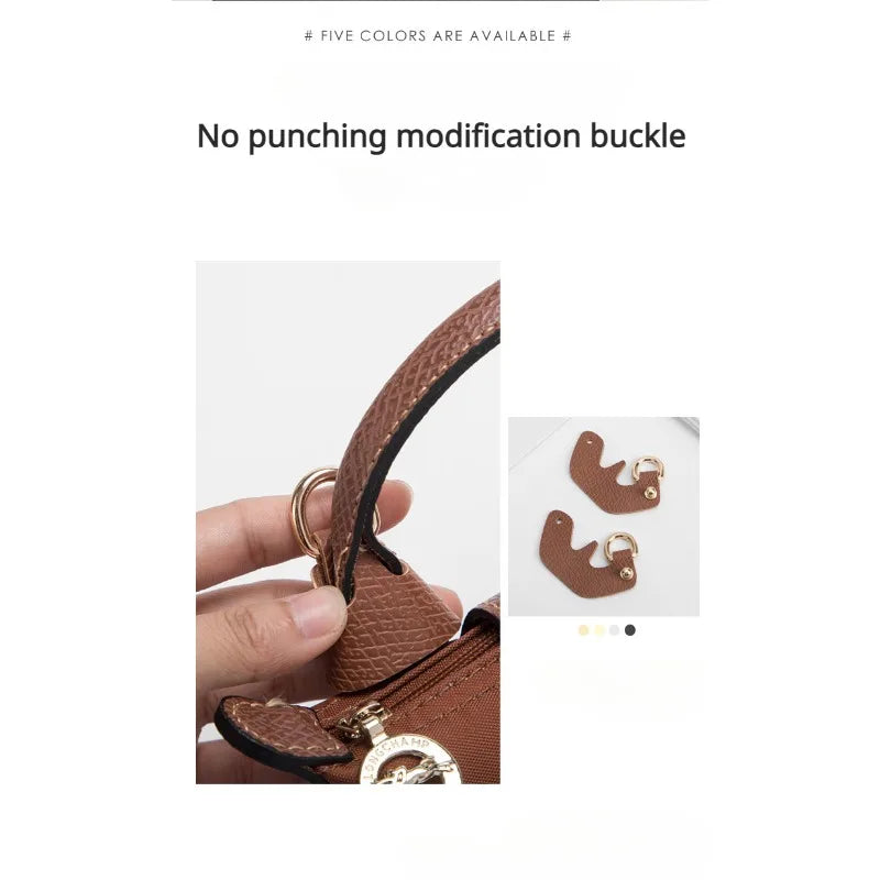 Bag Accessories Hooks Shoulder Straps For Long champ Leather Accessories DIY Mini Transformation Punch Free Shoulder Crossbody SuperFye Only Strap A-1 SuperFye