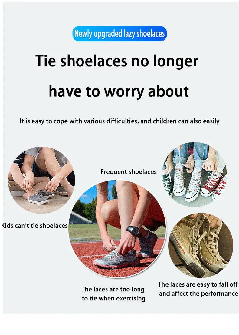 No Tie Shoe laces Press Lock Shoelaces without ties Elastic Laces Sneaker Kids Adult 8MM Widened Flat Shoelace for Shoes SuperFye Khaki SuperFye