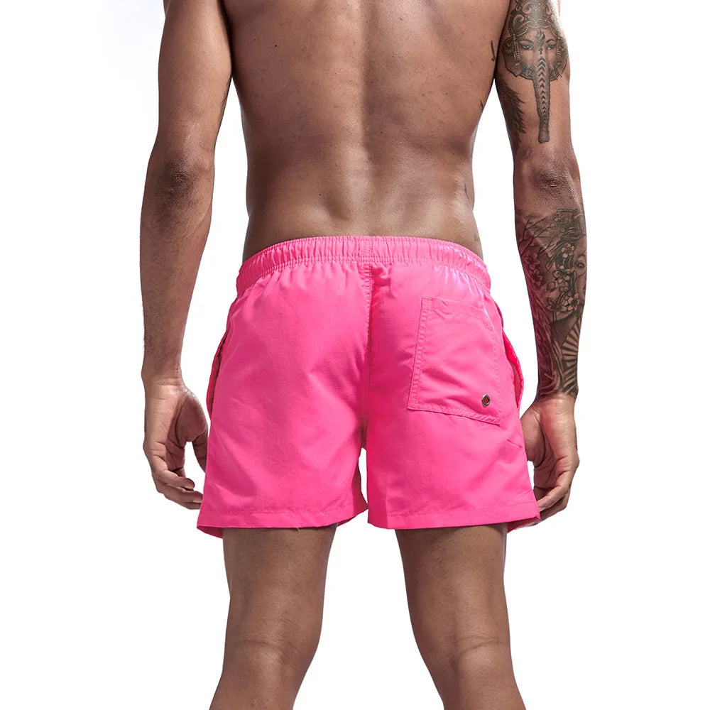 Swim Trunks Swim Shorts for Men Quick Dry Board Shorts Bathing Suit Breathable Drawstring With Pockets for Surfing Beach Summer SuperFye Khaki / L SuperFye