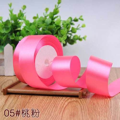 22meter/Roll 6mm 10mm 15mm 20mm 25mm 40mm 50mm Silk Satin Ribbons for Crafts Bow Handmade DIY Gift Wrap Party Wedding Decorative