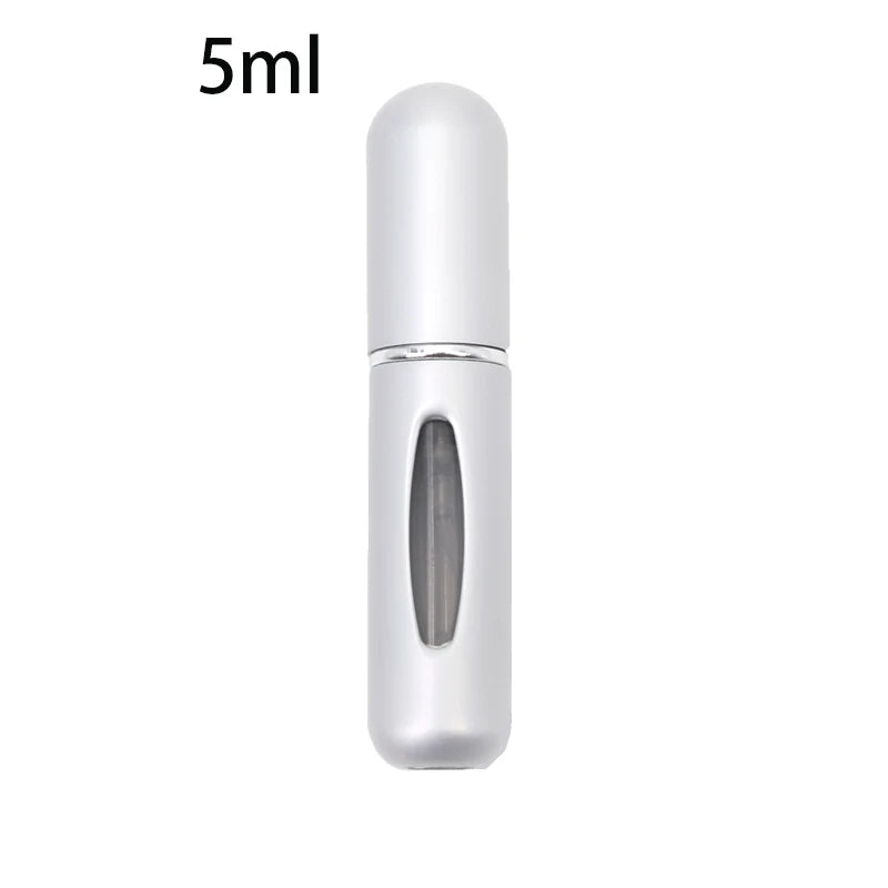 Refillable Mini Perfume Bottle Portable Cosmetic Bottle Spray Bottle Atomizer Spray Container Travel Refillable Bottles 8ml /5ml SuperFye 5ml Matte Sliver SuperFye