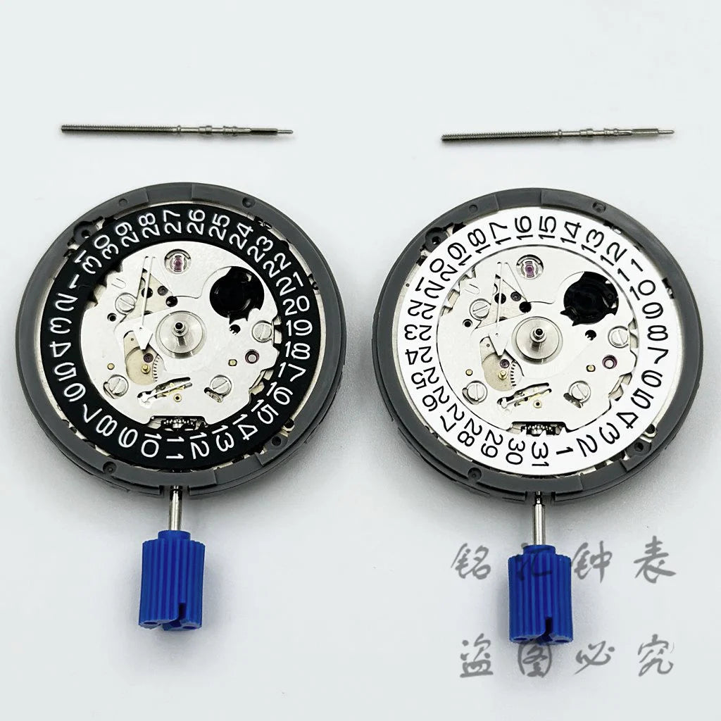 White/Black Calendar 24 Jewels NH35 Mechanical Movement High Accuracy Winding NH35 Automatic Self-winding Stem Set SuperFye NH35 White SuperFye