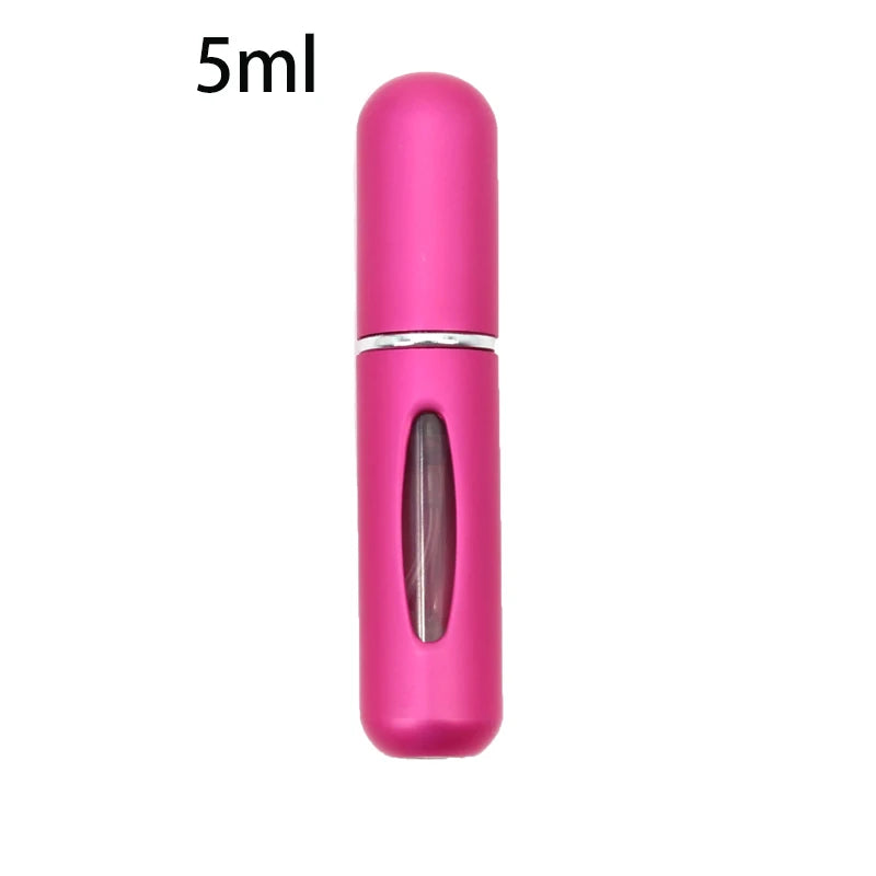 Refillable Mini Perfume Bottle Portable Cosmetic Bottle Spray Bottle Atomizer Spray Container Travel Refillable Bottles 8ml /5ml SuperFye 5ml Matte Rose SuperFye