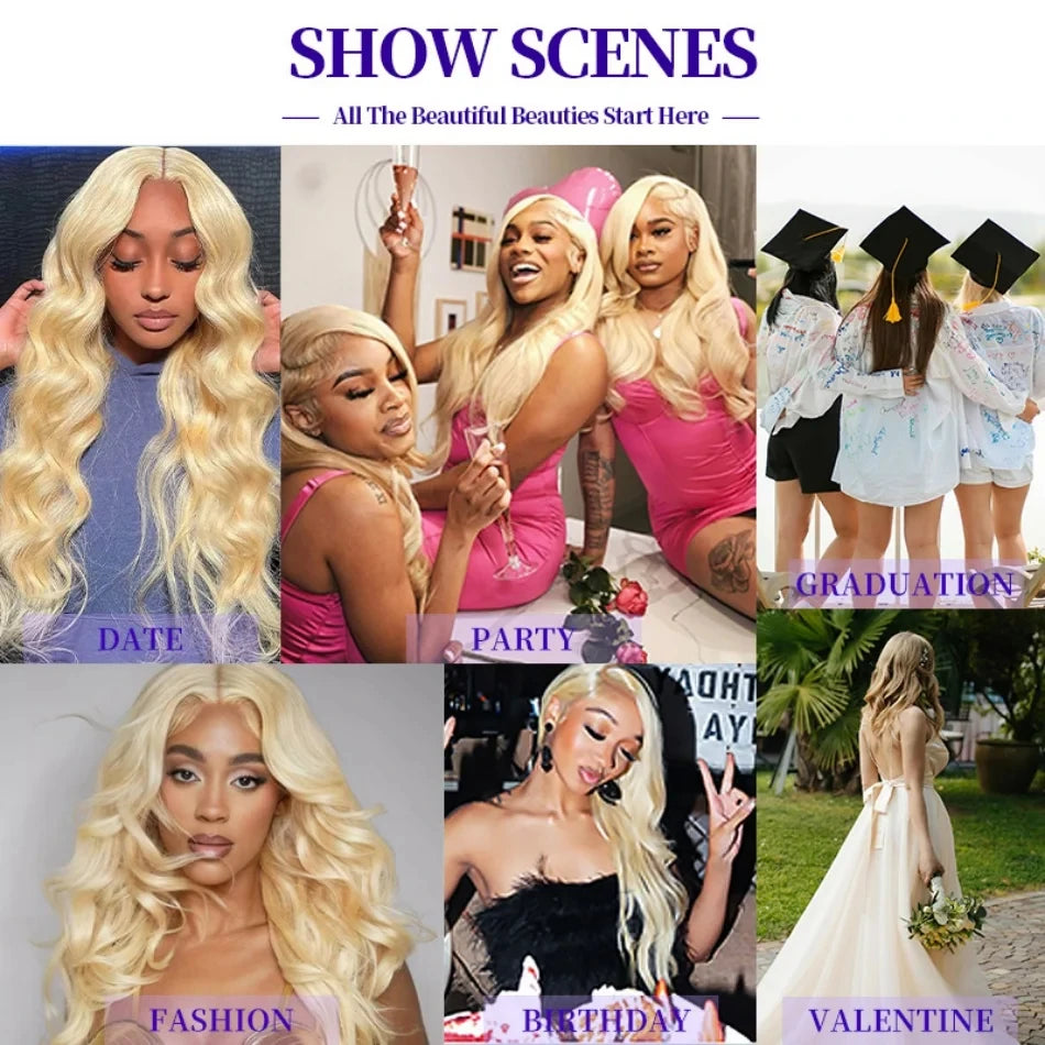 250 Density 613 hd lace frontal wig 13x6 Blonde Straight lace front wigs human hair Brazilian Colored Human Hair Wigs For Women