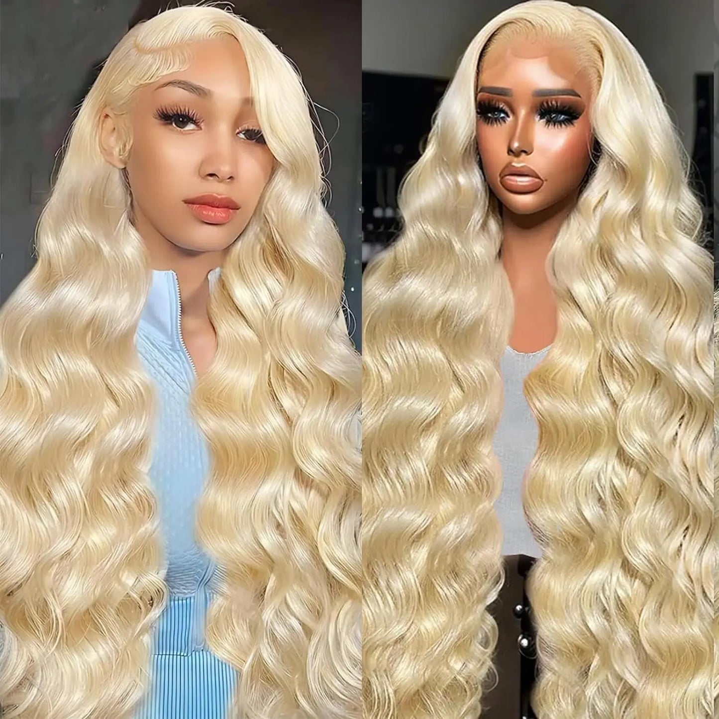 250 Density 613 hd lace frontal wig 13x6 Blonde Straight lace front wigs human hair Brazilian Colored Human Hair Wigs For Women