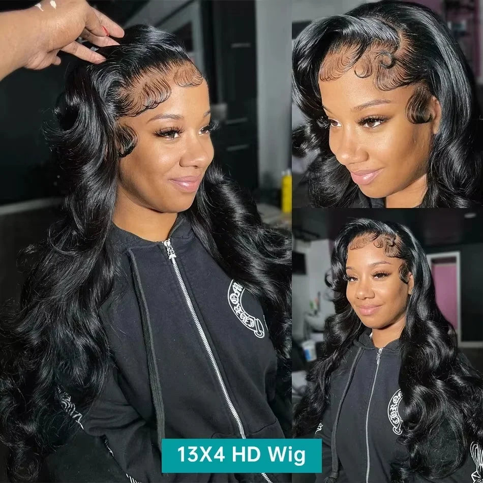 30 40 Inch Body Wave 13x6 Hd Lace Frontal Wig Human Hair Brazilian Pre Plucked Lace Wig For Women 13x4 Lace Front Wigs 14x4 13x5