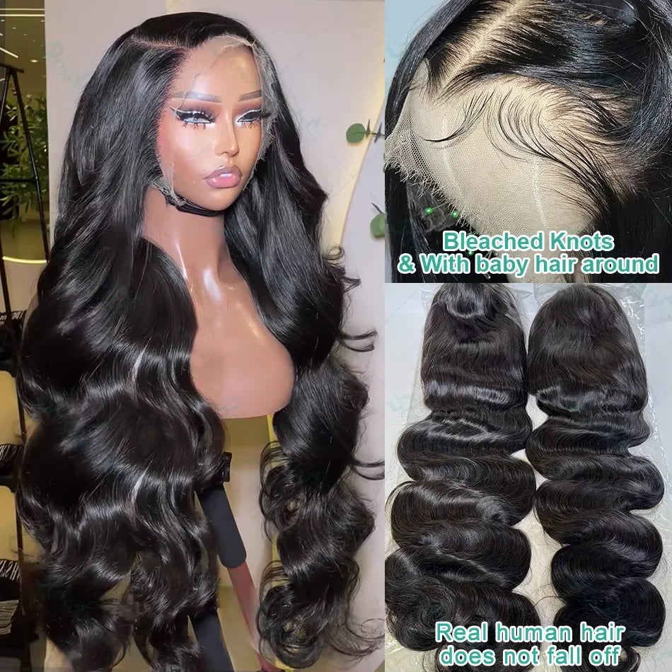 30 40 Inch Body Wave 13x6 Hd Lace Frontal Wig Human Hair Brazilian Pre Plucked Lace Wig For Women 13x4 Lace Front Wigs 14x4 13x5