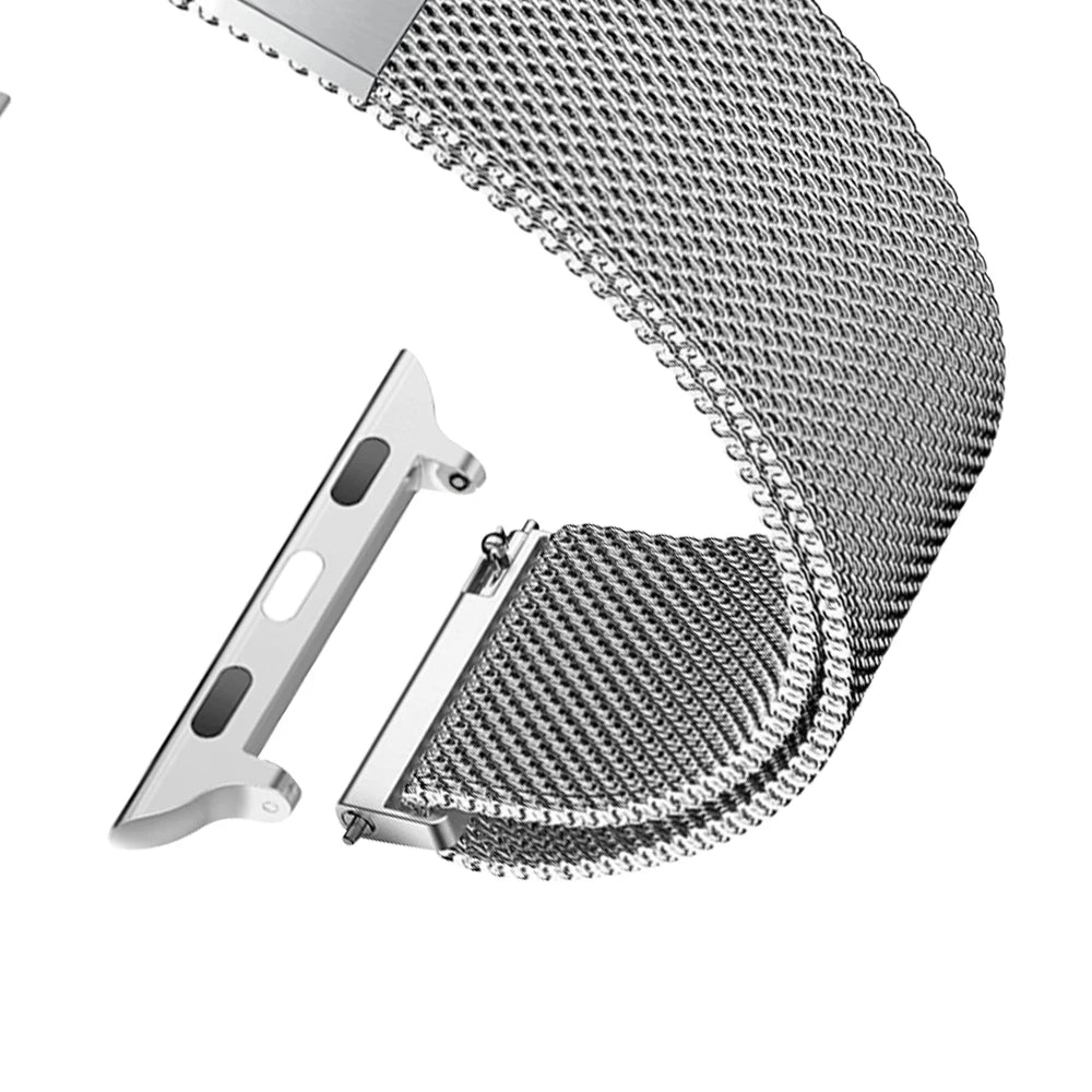 Milanese Strap For Apple Watch Ultra 2 49 46mm 42mm 44mm 40mm 45mm 41mm 38mm Bracelet For iWatch Series 10 9 3 6 5 SE 7 8 Strap SuperFye Space gray / 38 40 41 S10 42mm SuperFye