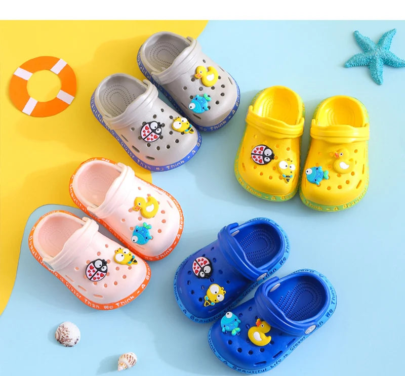 Summer Baby Shoes Sandals for Girls Boy Mules Baby Girl Shoes Cartoon Sandal Infantil for Boy Children's Garden Shoes SuperFye White balloon / 18 SuperFye