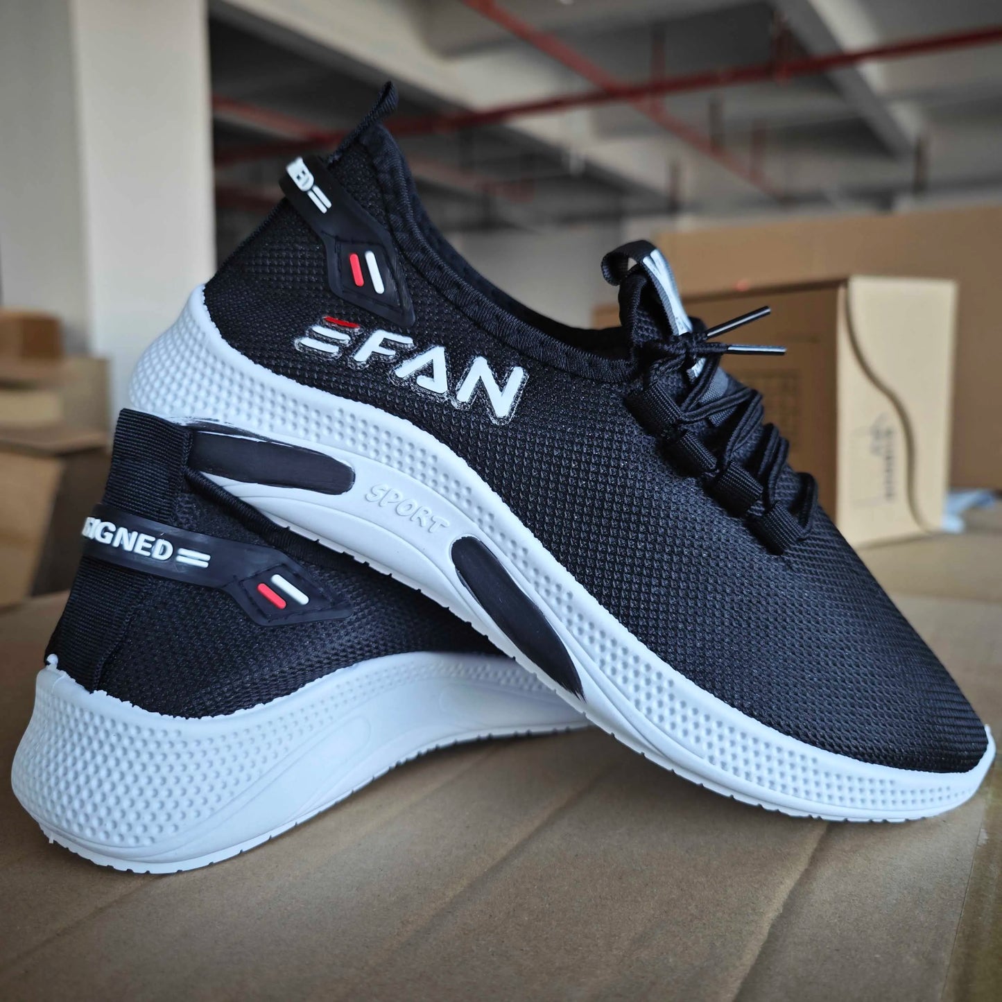 Spring White Casual Shoes Breathable Non-slip Walking Sneakers Men Shoes Outdoor 2024 Comfortable Fashion Lace Up Running Shoes SuperFye WHITE / 43 SuperFye