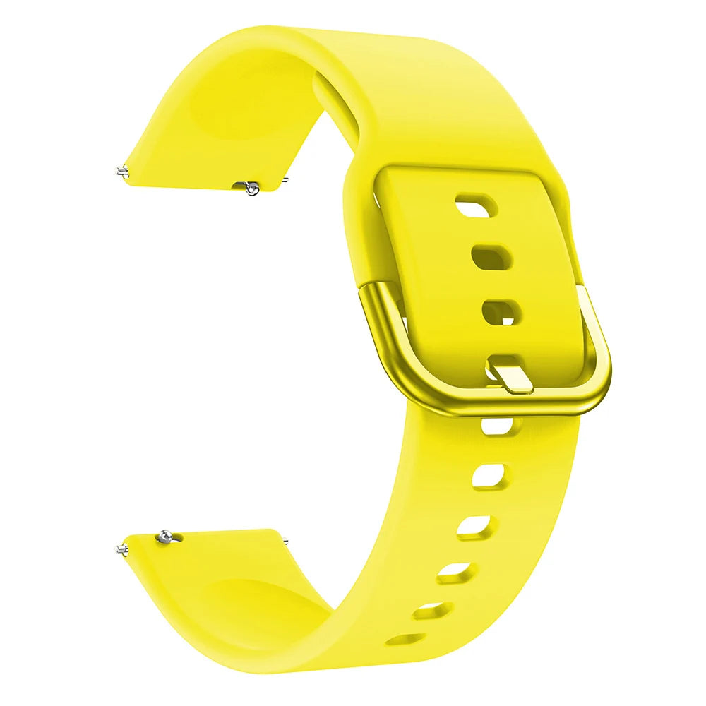 20mm Silicone Strap For Huami Amazfit GTS 4/2 Mini GTS 3 2e Smart Watch Band for Huami Amazfit Bip 3/Bip U Pro SuperFye Yellow / 20mm SuperFye