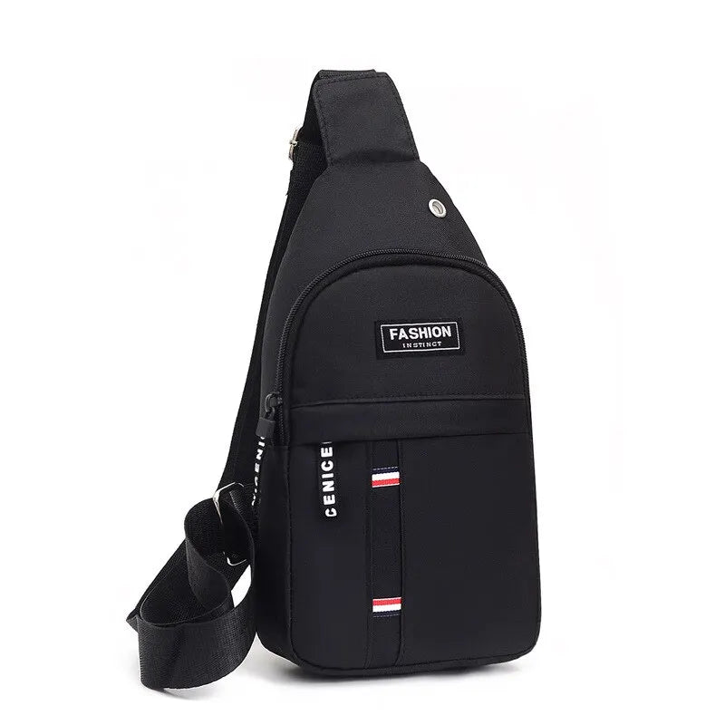 New Shoulder Bag Man 2022 Casual Chest Business Male MultiFunctional Women Backpack Cycling Sports Rucksack Travel Pack SuperFye Black 5 SuperFye