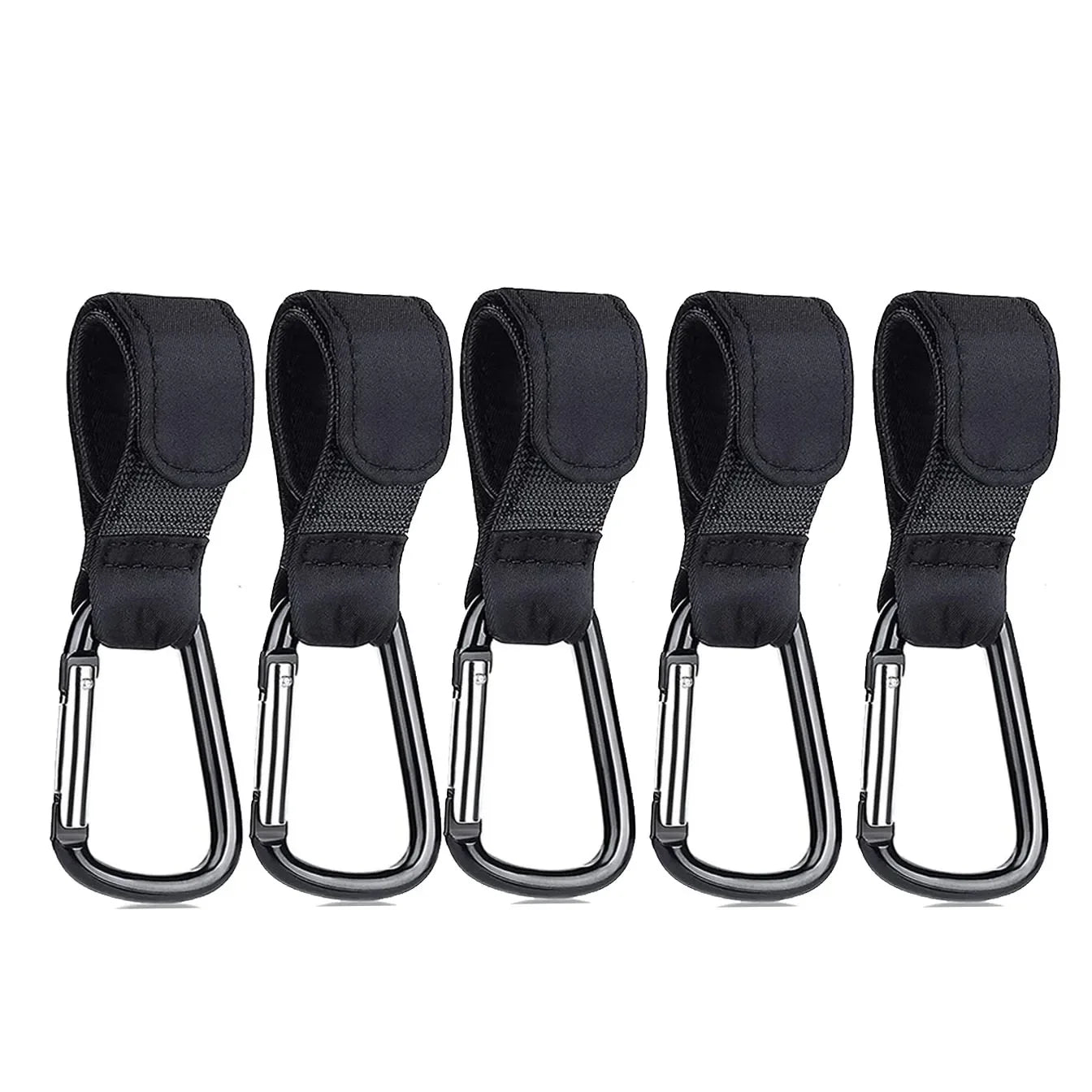 1-10pcs Stroller Hooks Buckles Clip Aluminum Alloy Carabiner Cart Organizer Diaper Bag Shopping Pram Hook Buckle Stroller Hanger SuperFye 5pcs SuperFye