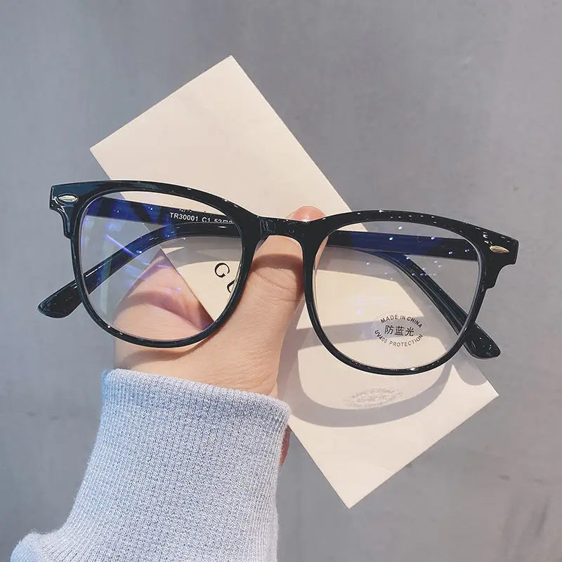 New Vintage Transparent Computer Glasses Frame Women Men Anti Blue Light Eyewear Blocking Glasses Optical Spectacle