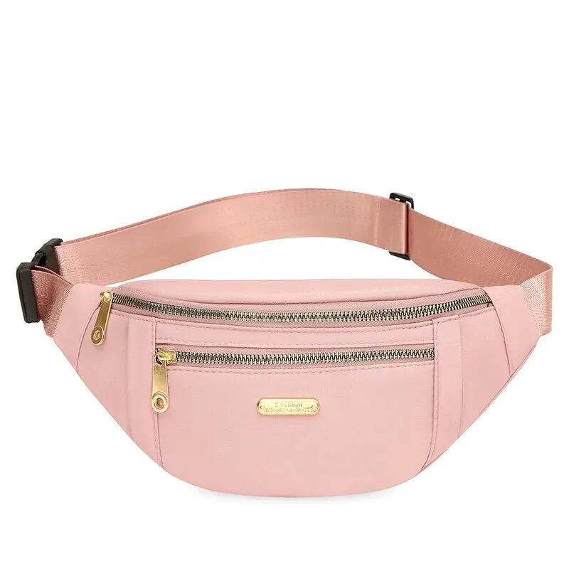 Mobile Waist Bag For Both Men And Women Multifunctional Large Capacity Anti Splash Business Wear-resistant Construction Site SuperFye Pink SuperFye