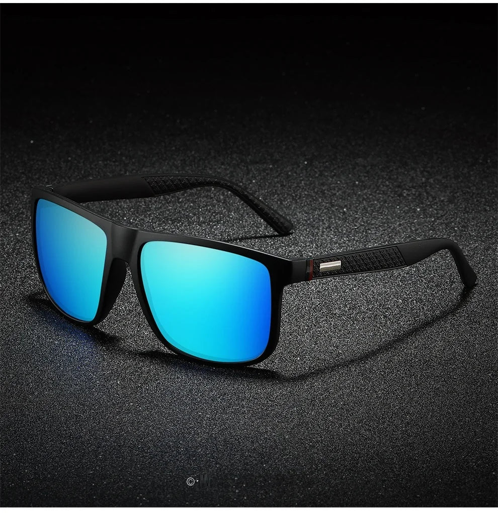 Fashion Vintage Square Sunglasses Men Women Luxury Brand Designer Men's Sun Glasses Driving Fishing UV400 Eyewear Man SuperFye 02 Blue Mirror SuperFye