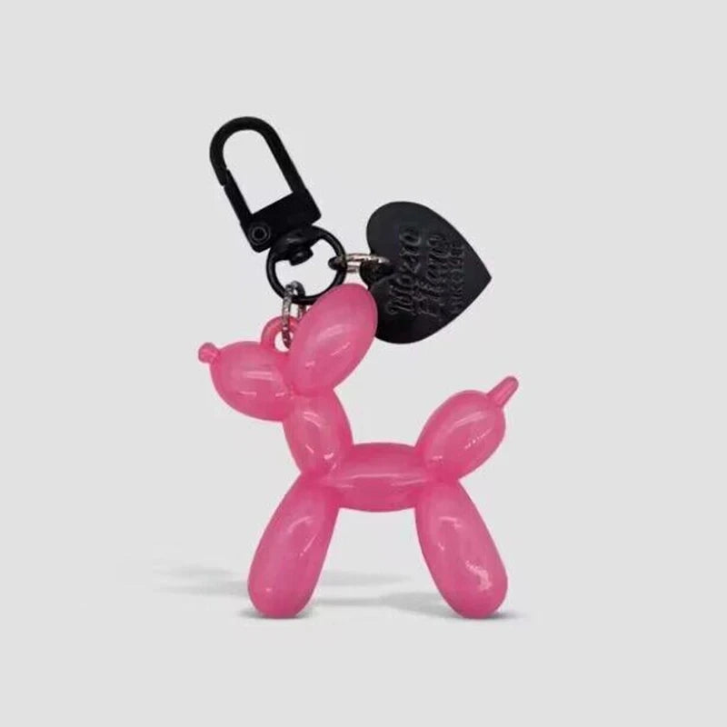 Fashion Keychain Punk Y2K Balloon Dog Keychains for Women Bag Pendant Jewelry Trinket Girl's Car Key Ring Key Chain Accessories SuperFye Style 02 SuperFye