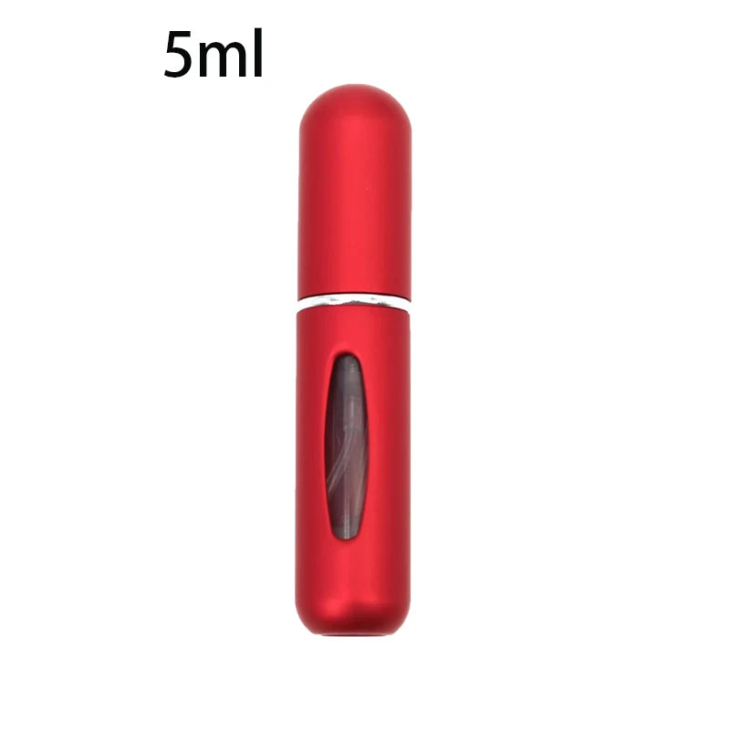 Refillable Mini Perfume Bottle Portable Cosmetic Bottle Spray Bottle Atomizer Spray Container Travel Refillable Bottles 8ml /5ml SuperFye 5ml Matte Red SuperFye