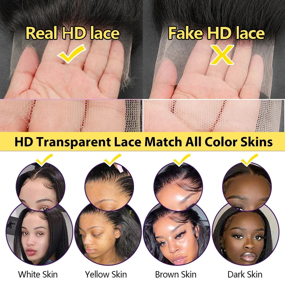 Body Wave 13x4 13x6 360 Hd Transparent Lace Front Wigs Human Hair Wig Brazilian 30 40 Inch Body Wave Lace Frontal Wig For Women