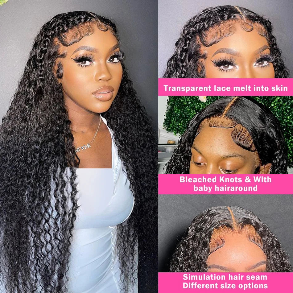 Rosabeauty Hd 13x6 Water Wave Lace Frontal Human Hair Wigs Loose Deep Wave 13x4 Lace Front Wig Curly 5x5 Closure Wigs For Women SuperFye 13X4 Lace Wig / United States / 22INCHES|300 density SuperFye