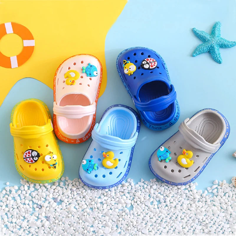 Summer Baby Shoes Sandals for Girls Boy Mules Baby Girl Shoes Cartoon Sandal Infantil for Boy Children's Garden Shoes SuperFye White balloon / 18 SuperFye