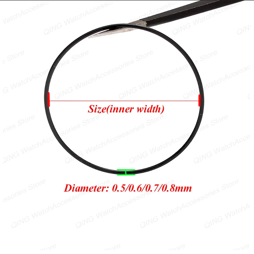 Watch Gasket Grease Repair Tool 0.5mm 0.6mm 0.7mm 0.8mm O-Ring Seal Professional Waterproof Sealer for Watch Gasket Watchmaker SuperFye Waterproof oil SuperFye