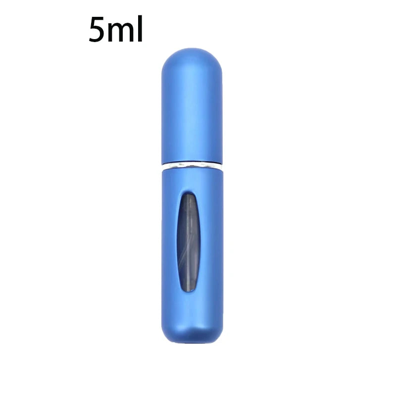 Refillable Mini Perfume Bottle Portable Cosmetic Bottle Spray Bottle Atomizer Spray Container Travel Refillable Bottles 8ml /5ml SuperFye 5ml Matte Blue SuperFye