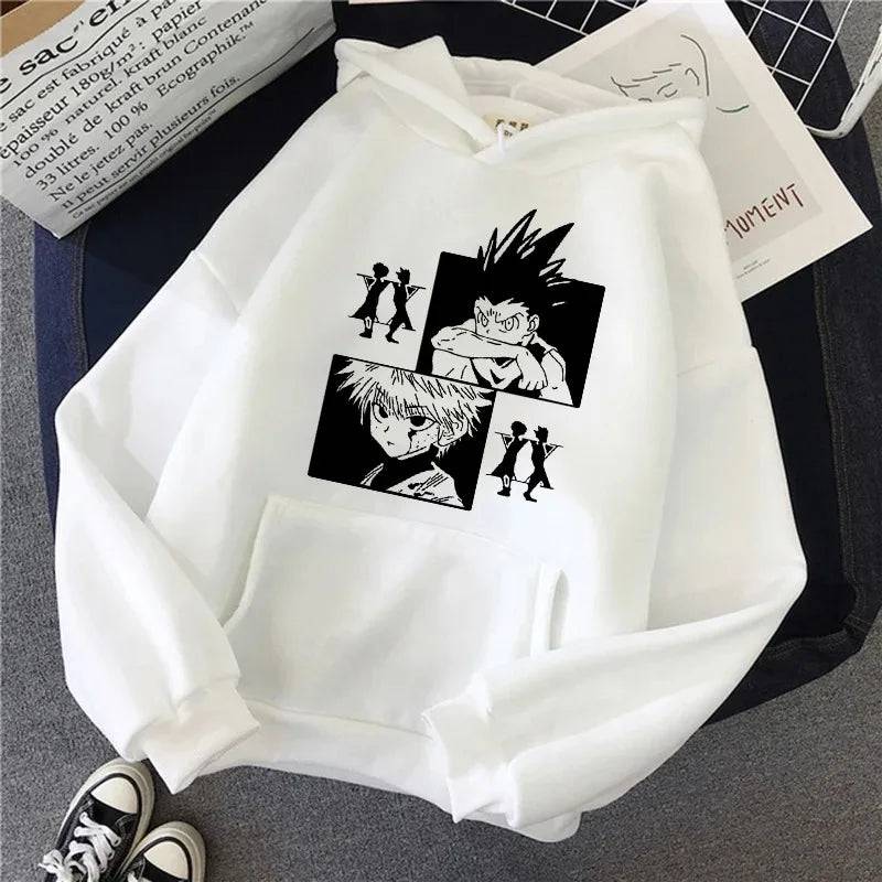 2023 Autumn Winter Hunter Hisoka Kurapika Hoodies Women Killua Zoldyck Devil Eye Sweatshirts Unisex Anime HXH Hoody Tops