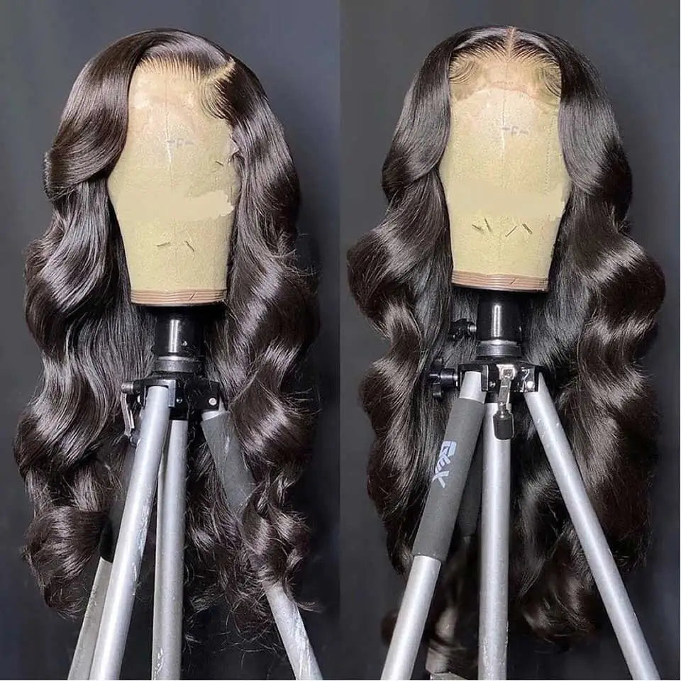 13x4 Lace Front Human Hair Wigs Brazilian Body Wave Lace Front Wig 13x6 HD Lace Frontal Wigs For Women Human Hair Closure Wig SuperFye 5x5 Lace Wig / france / 34inches|200 Density SuperFye